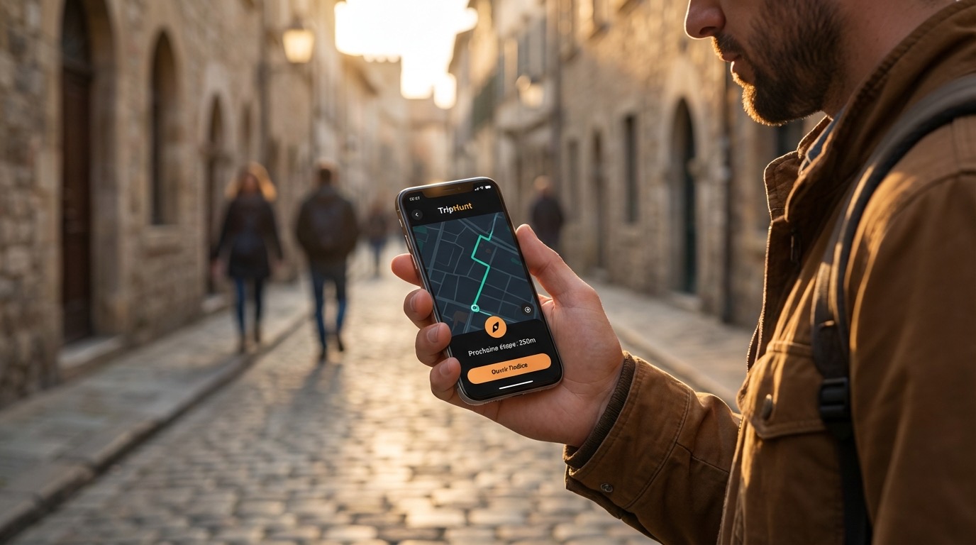 GPS validation for a TripHunt Game step in real life